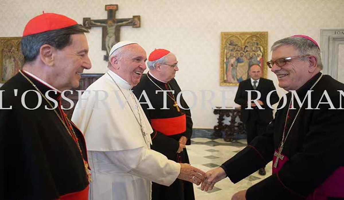Visita directivas del Celam al Papa Francisco