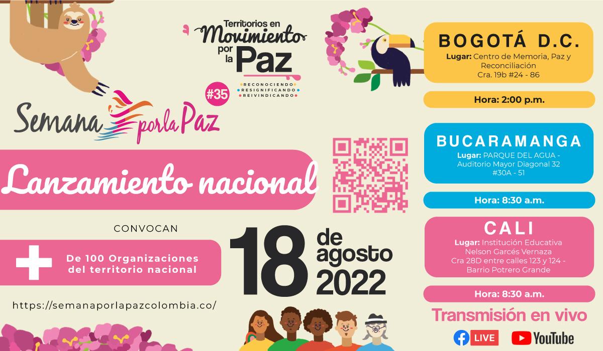 Presentación Semana por la Paz 2022