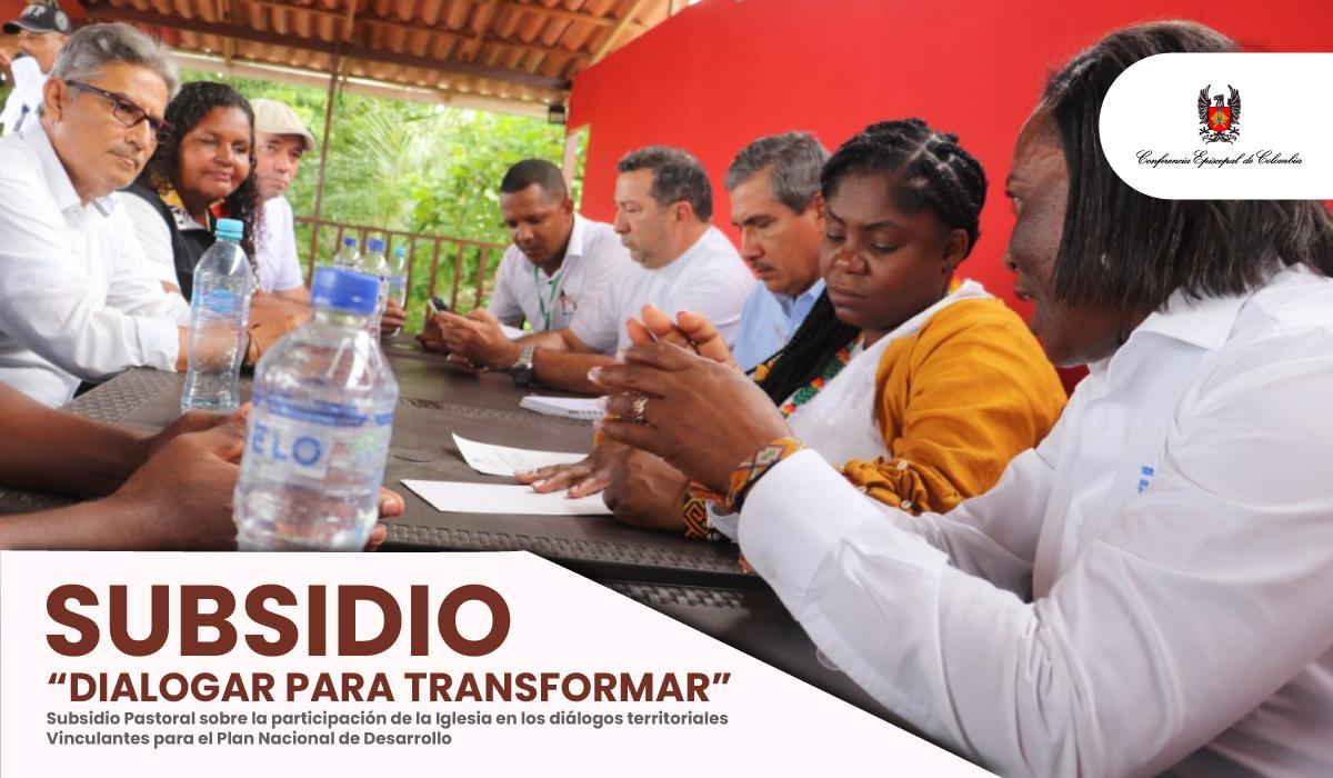 subsidio pastoral “Dialogar para transformar”