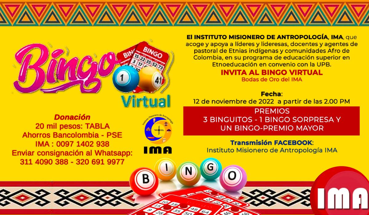 Instituto Misionero de Antropología - IMA: Gran bingo virtual
