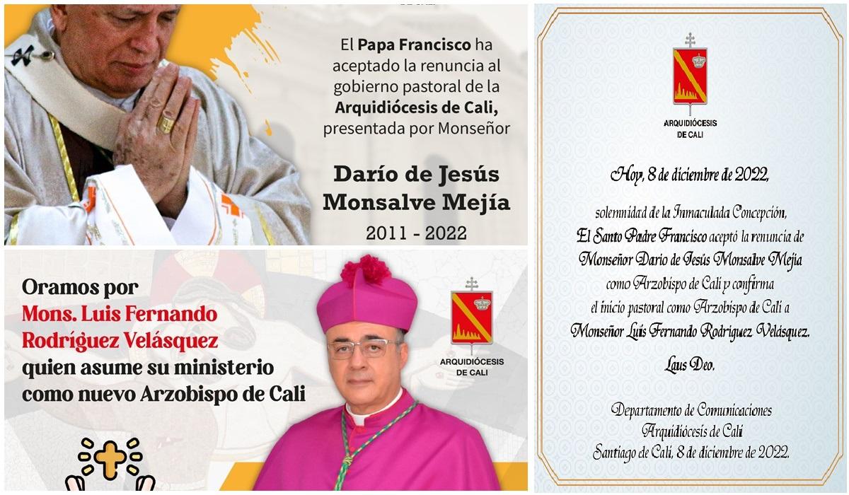 El Papa Francisco acepta la renuncia de monseñor Darío Monsalve Mejía |  Conferencia Episcopal de Colombia
