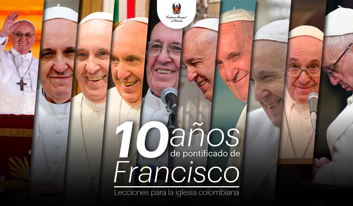 Pieza 10 años de pontificado de Francisco