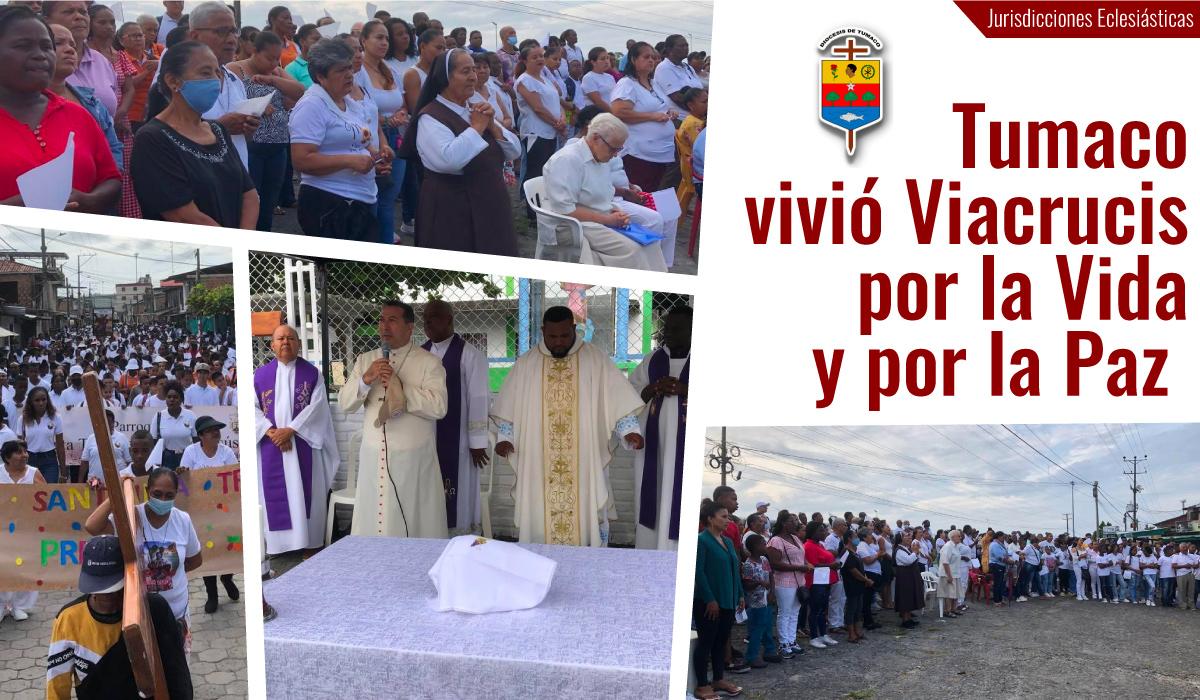 iglesia tumaco 20 años convocando el viacrusis por la vida y por la paz