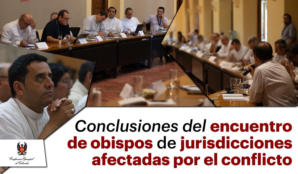 Obispos jurisdicciones afectadas por el conflicto