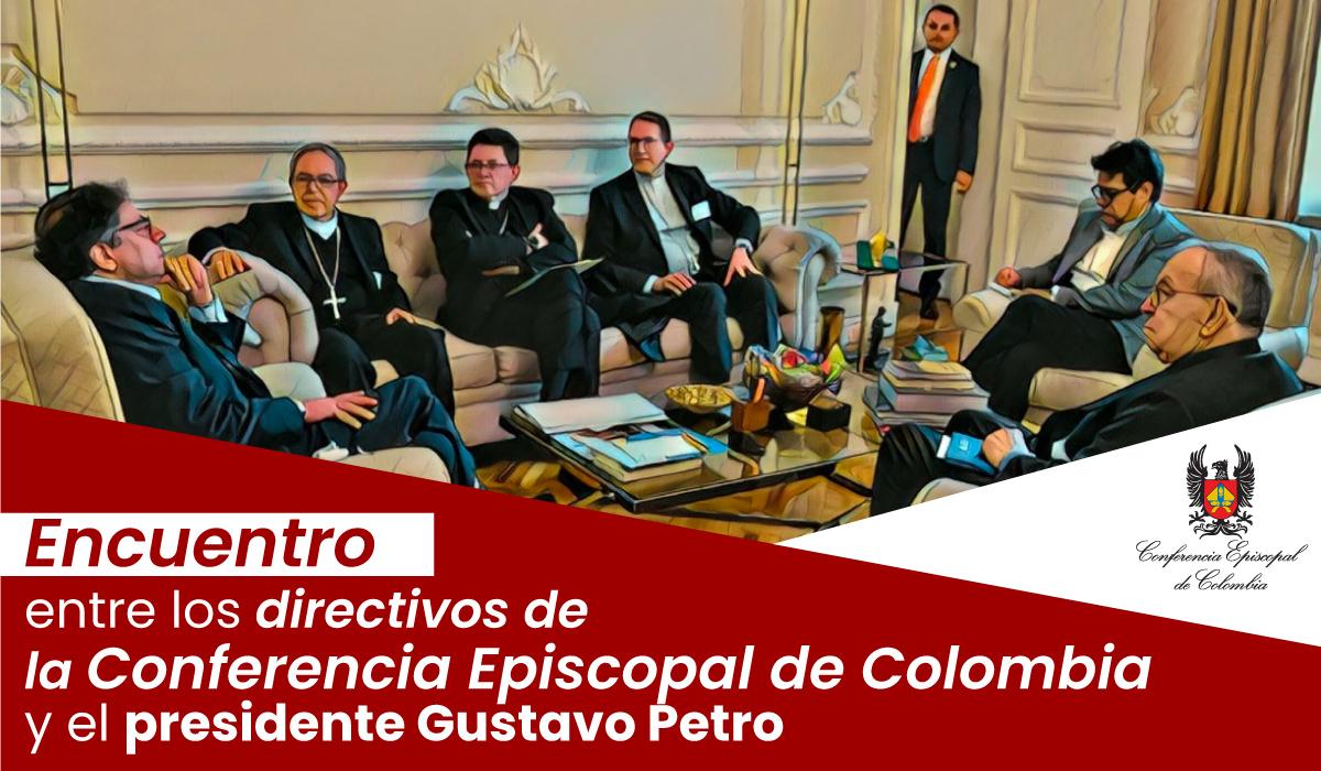Reunión entre la Conferencia Episcopal de Colombia y Gustavo Petro
