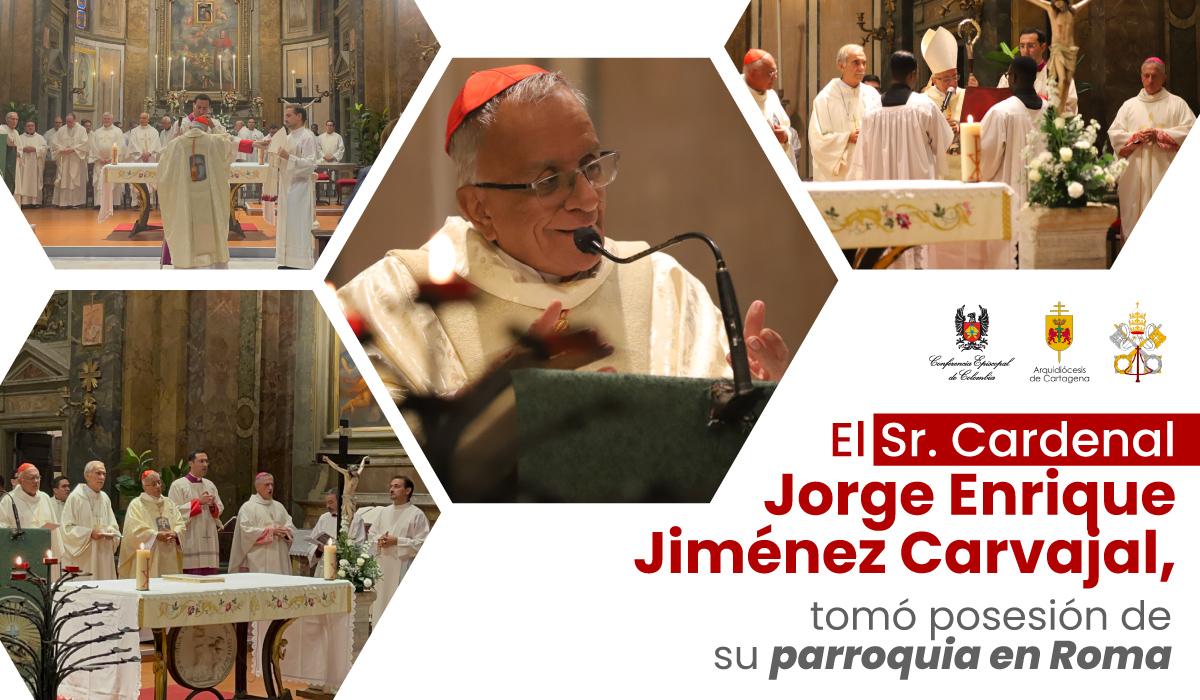 Posesión Cardenal Jorge Enrique Jiménez Carvajal parroquia en Roma