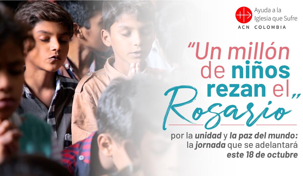 Un millón de niños rezan el Rosario-Colombia-ACN