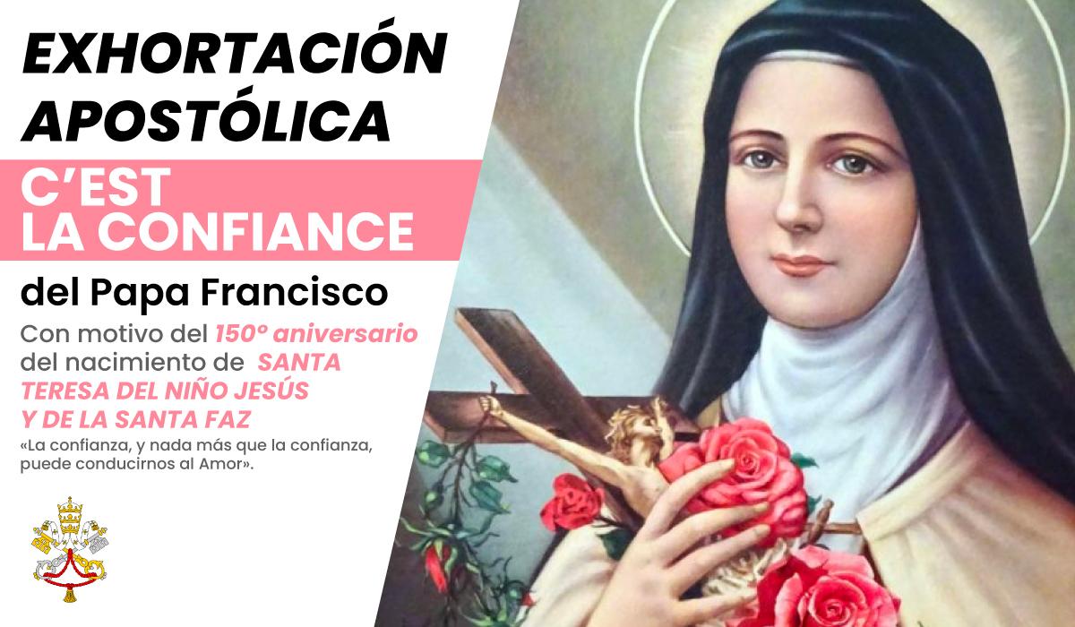 exhortacion-apostolica-cest--la-confiance-papa-francisco-santa-teresa-del-niño-jesus-