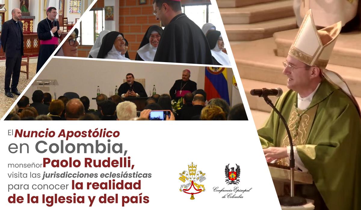 Nuncio apostólico visita jurisdicciones eclesiásticas 2024