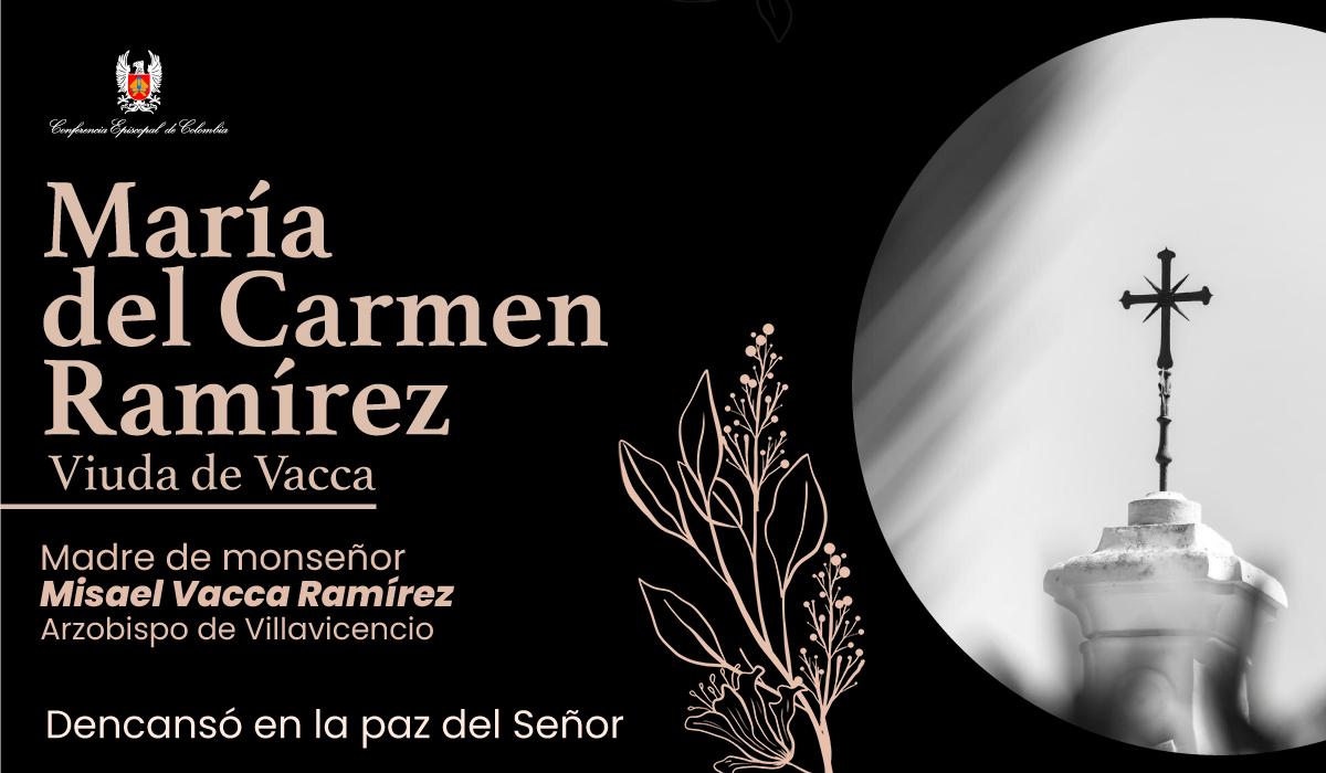 mamá de monseñor Misael Vacca
