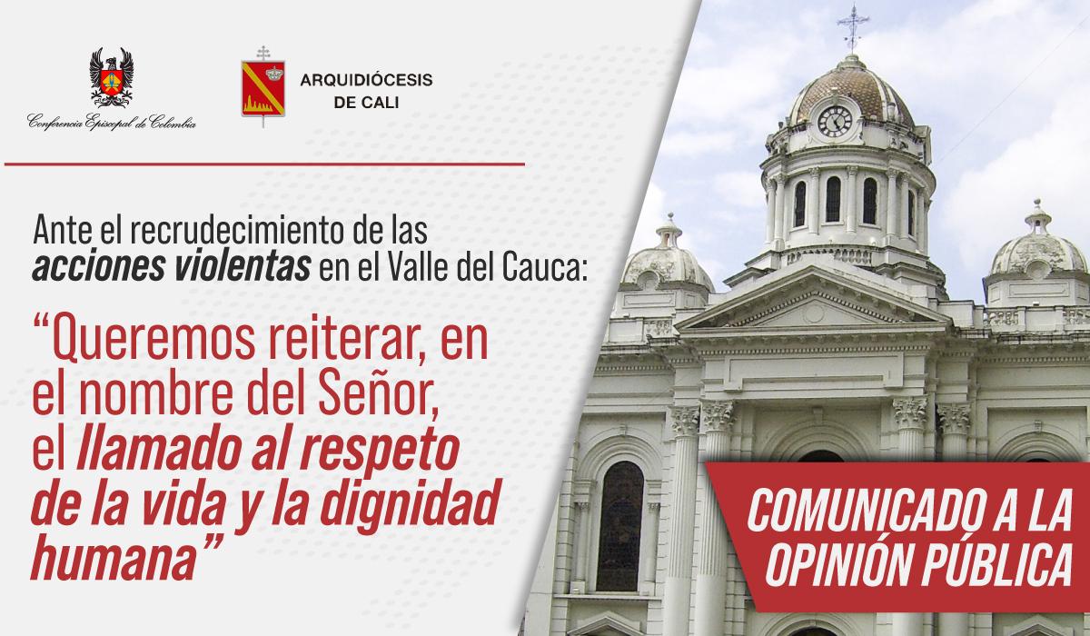 comunicado arquidiócesis de cali
